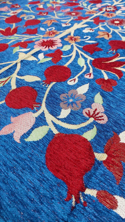 رومیزی سنتی طرح انار ۳ متری