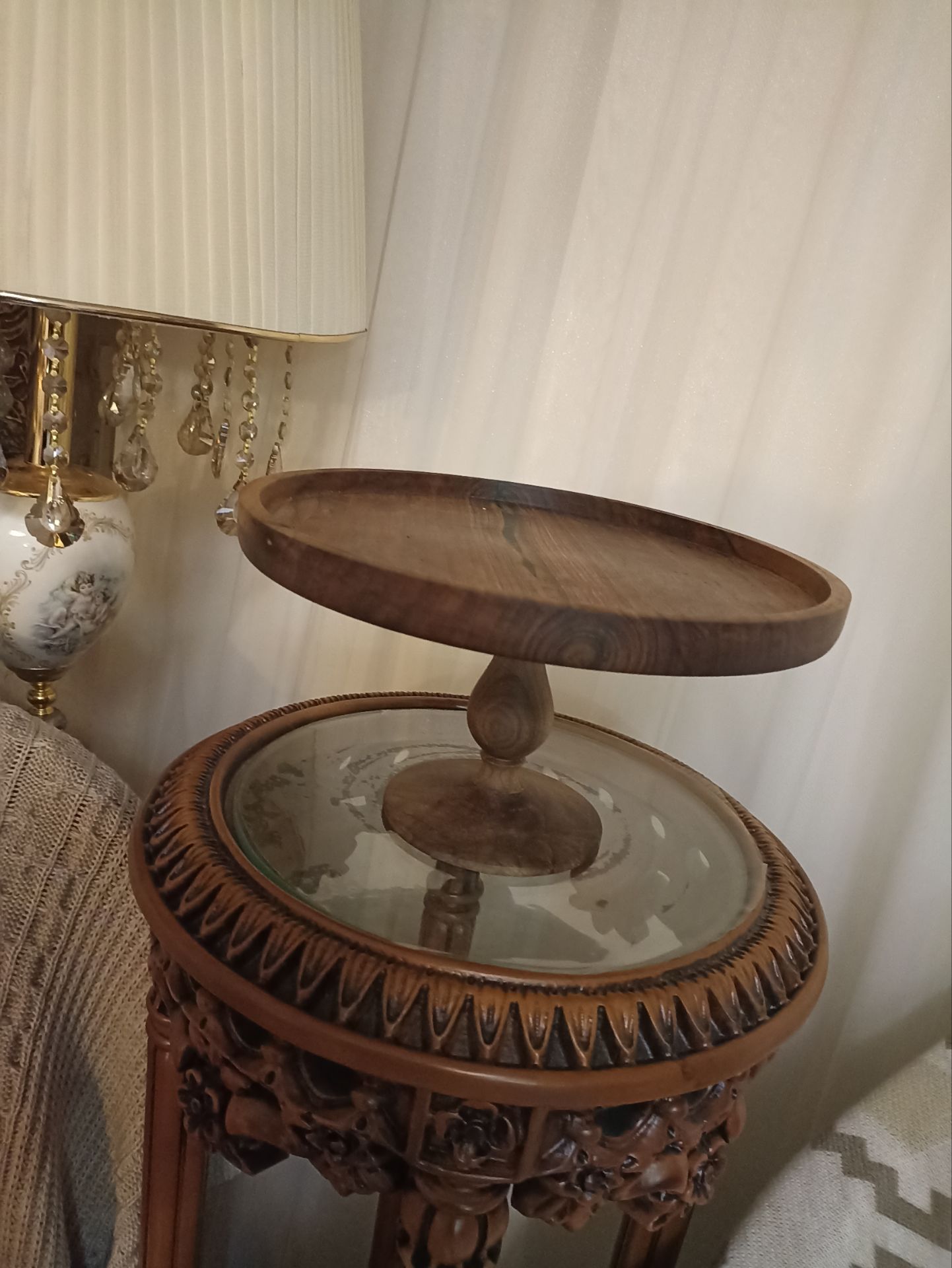 شیرینی خوری چوبی اعلا بسیار شیک چوب گردو