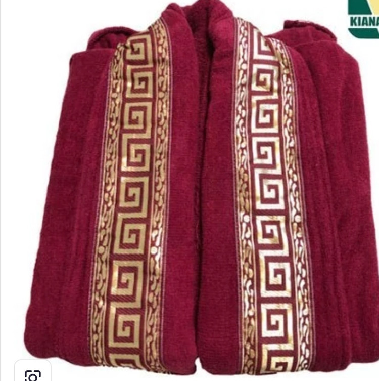 حوله تن پوش گلبافت سایز 125 لارج کلاه دار در رنگبندی