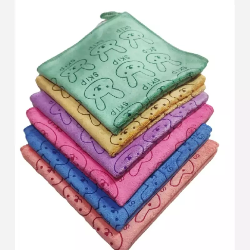 دستمال 40*40نانو خرگوشی 6عددی