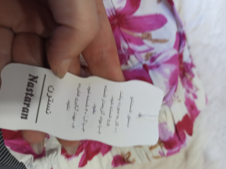 شلوار راحتی نخی دخترانه نسترن XXL بدون آب رفت،رنگ ثابت جنس پارچه نخ که کاملا خنک