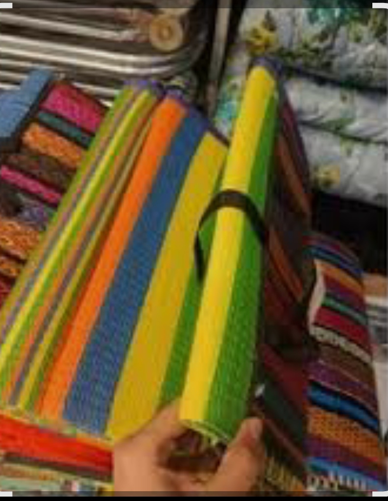 زیرانداز حصیر 9 متری چند رنگ